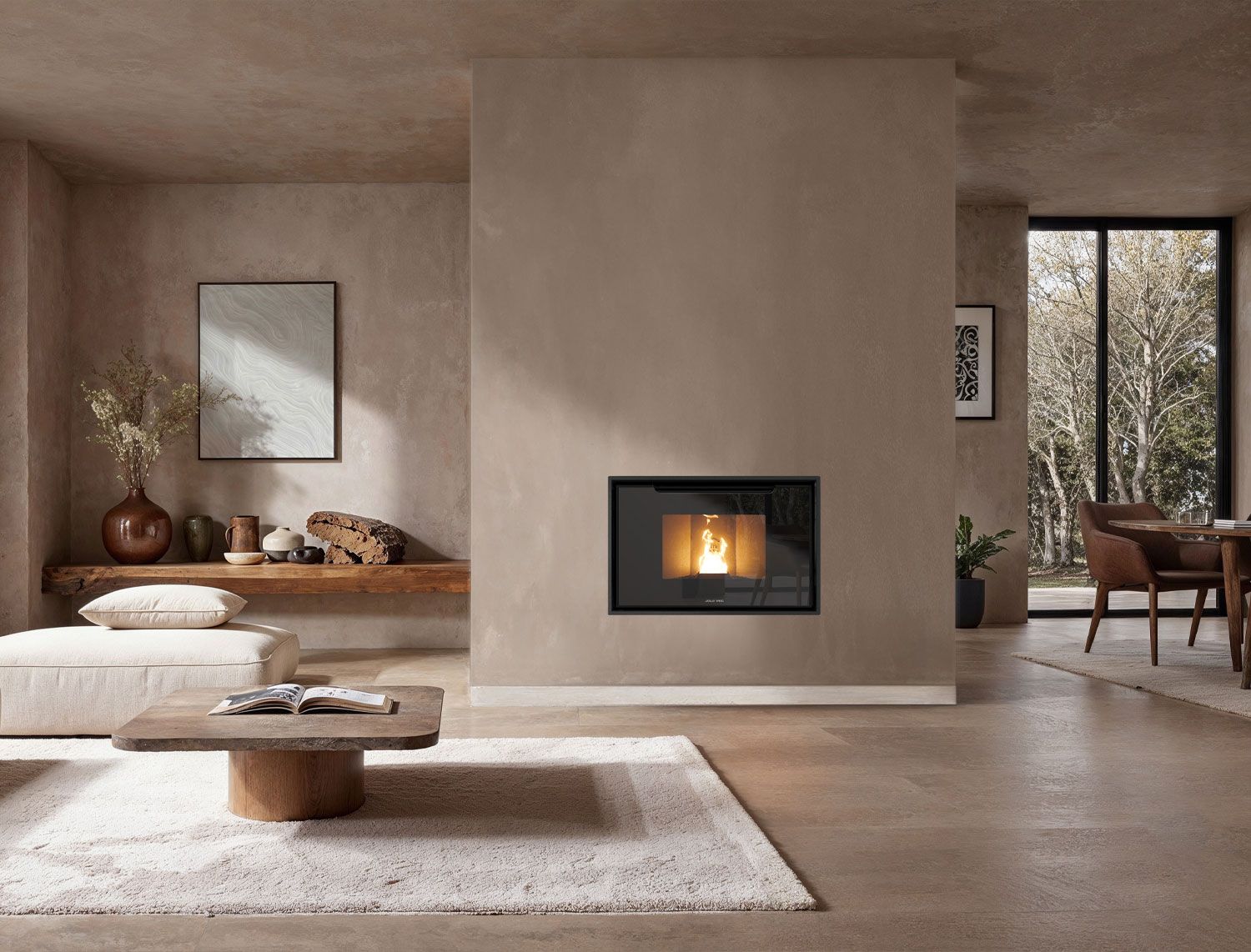 camini canalizzati a pellet